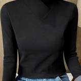 ISALINE | Top cu guler asimetric