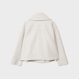 Stella – Blazer de Damă Elegant Cropped cu Rever Ascuțit