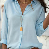 Juliana - Bluză din Satin Luxoasă Care Te Face Să Arăți Fantastic cu O Senzație de Confort