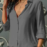 Juliana - Bluză din Satin Luxoasă Care Te Face Să Arăți Fantastic cu O Senzație de Confort