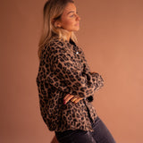 Charlene – Jachetă de Damă Elegantă cu Model Leopard
