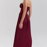 Orielle – Rochie de Damă Maxi Elegantă Drape Bloom