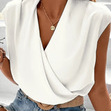 Nadine - Bluză Elegantă cu Închidere în Fază care Îți Întărește Încrederea