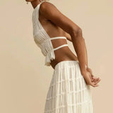 Frida - Top Plisat Fără Spate