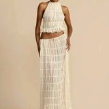 Frida - Top Plisat Fără Spate