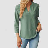 Juliana - Bluză din Satin Luxoasă Care Te Face Să Arăți Fantastic cu O Senzație de Confort