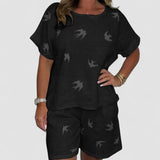 Dahlia – Set din două piese cu imprimeu ușor