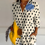 Avril | Bluză rafinată cu imprimeuri jucăușe