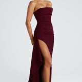 Pearson™ | Rochie maxi cu decolteu înalt